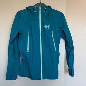 Helly Hansen Aqua Blue Hooded Jacket